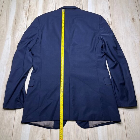 346 Brooks Brothers Mens Blue Explorer Fitzgerald Fit Sport Coat Blazer Size 42R - Picture 11 of 13